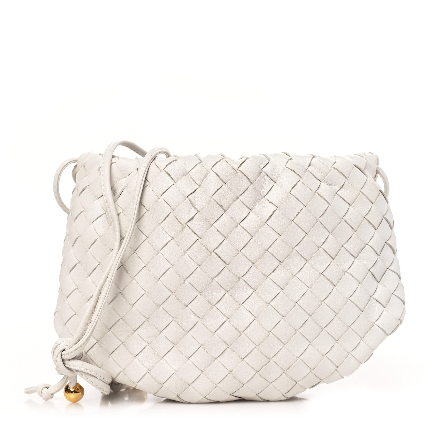 Bottega Veneta Nappa Intrecciato Mini Bulb White 1 of 10