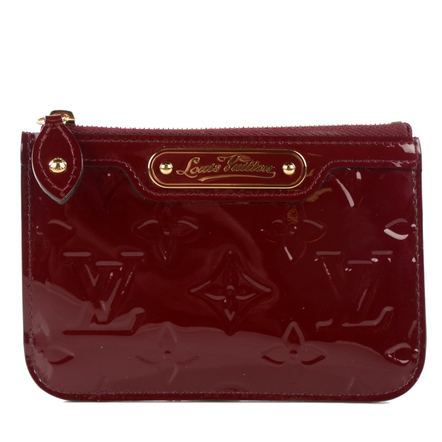 Vernis Key Pouch Griotte