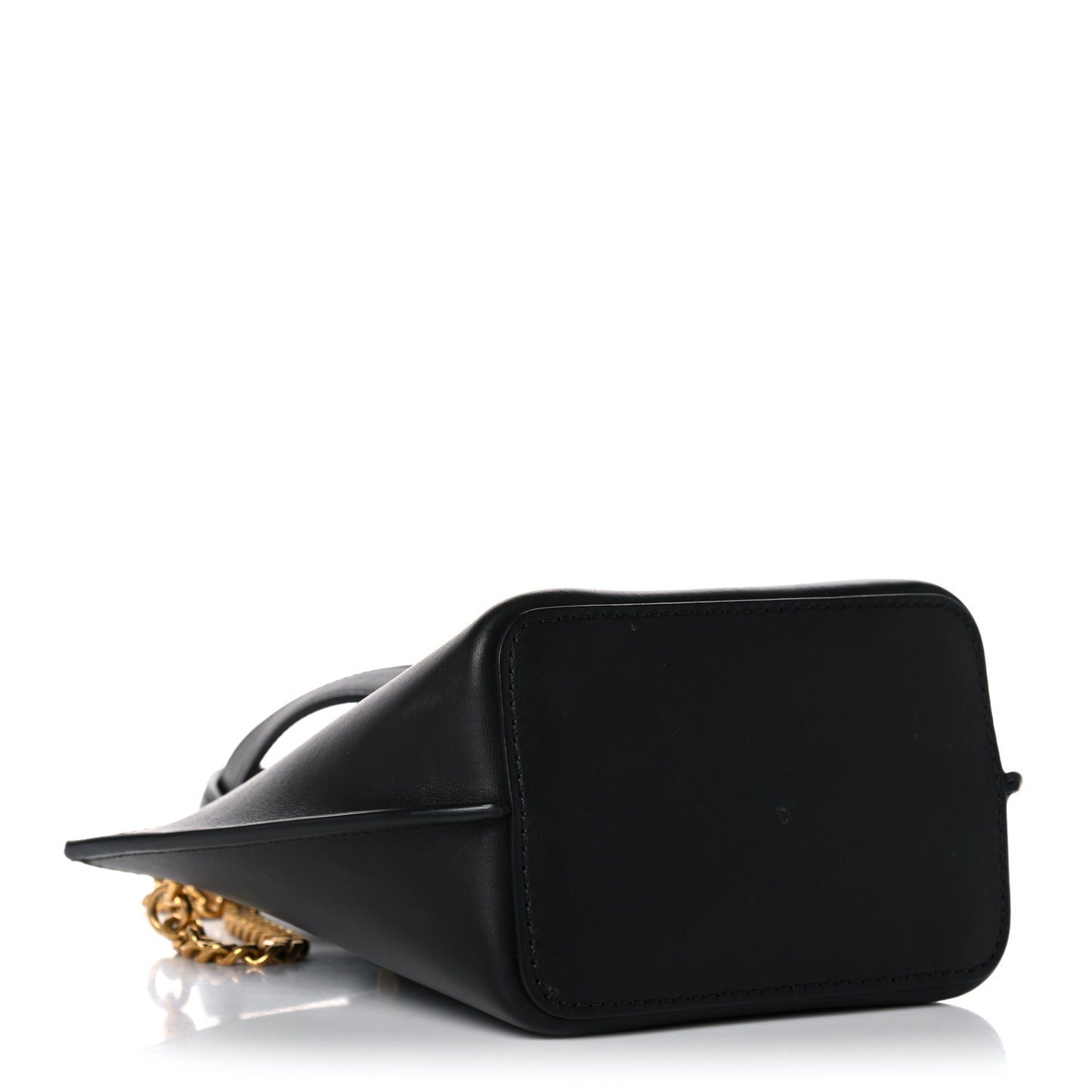 Vitello Mini Virtus Bucket Bag Black