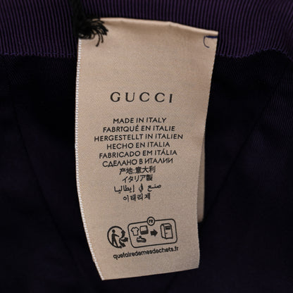 Gucci X ADIDAS GG Supreme Monogram Double Sided Baseball Hat XL Beige Purple 11 of 11
