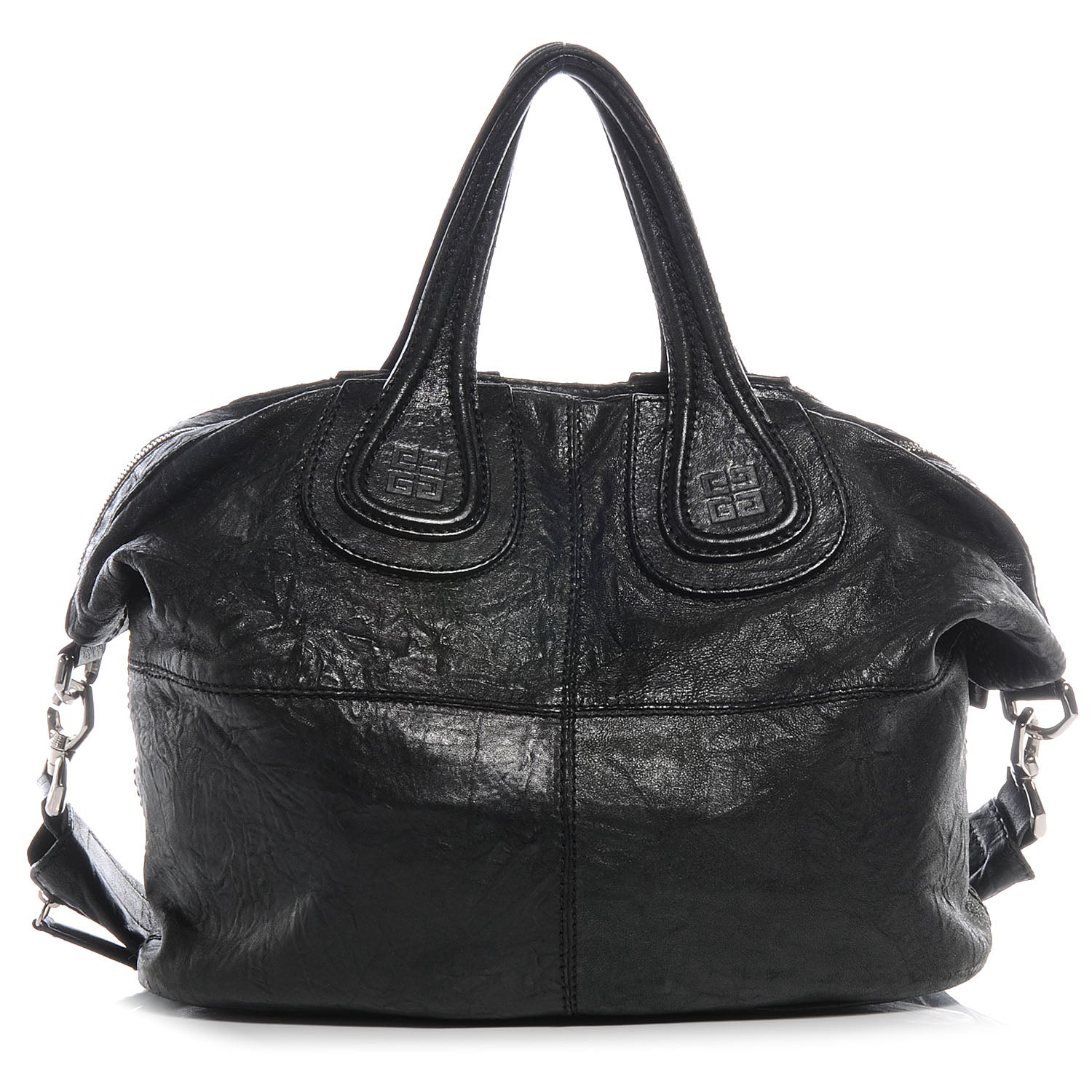 Givenchy Wrinkled Lambskin Medium Nightingale Black 1 of 6