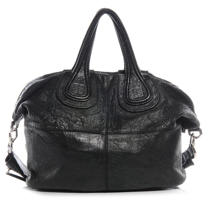 Givenchy Wrinkled Lambskin Medium Nightingale Black 1 of 6