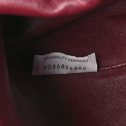Bottega Veneta Smooth Butter Calf The Pouch Oversized Clutch Bordeaux 7 of 10