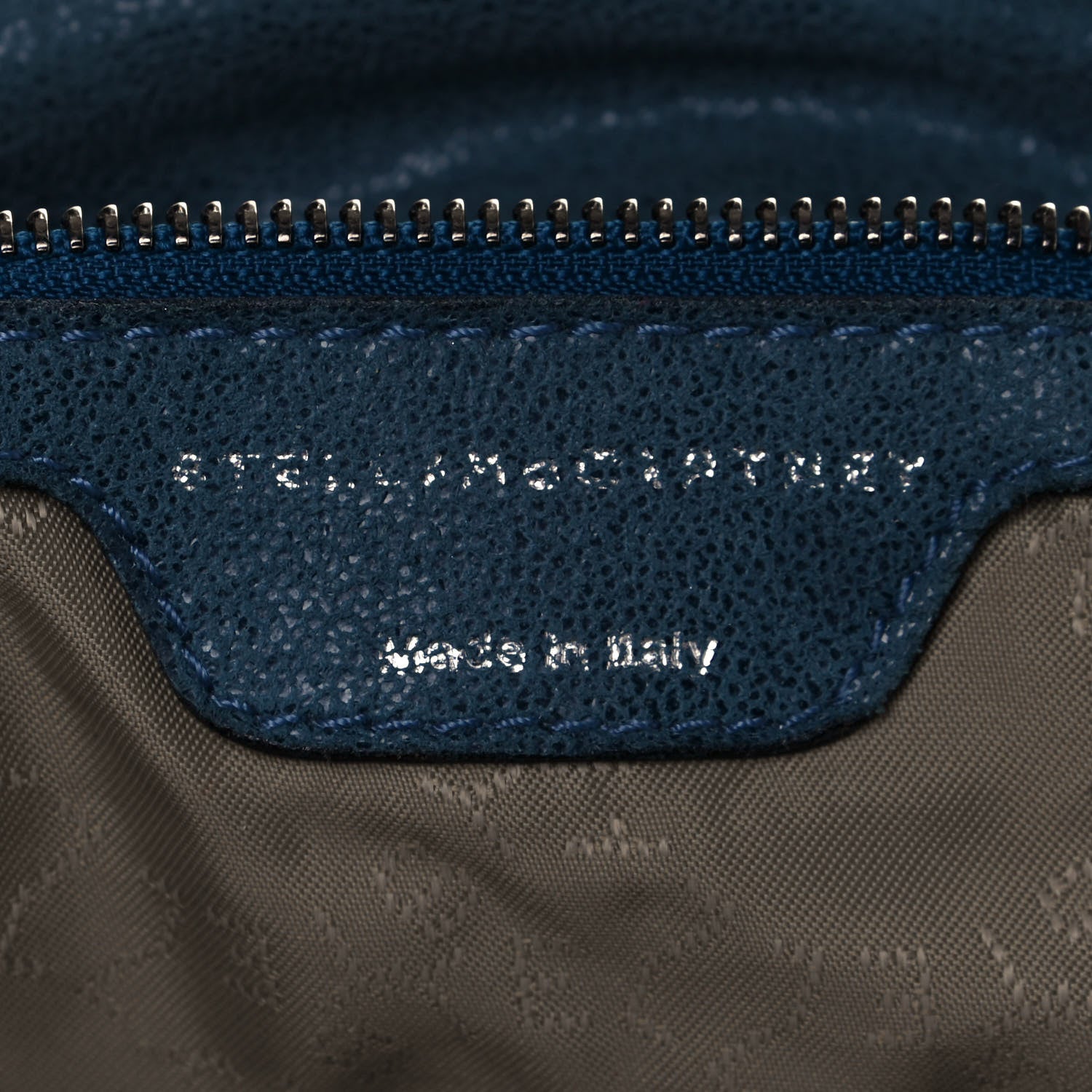 Stella McCartney Shaggy Deer Falabella Fold Over Tote Blue 5 of 12