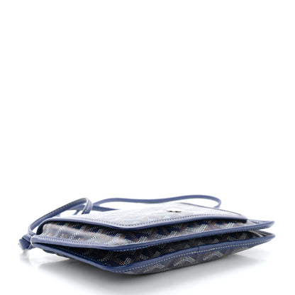 Goyard Goyardine Plumet Wallet Clutch Navy 4 of 13