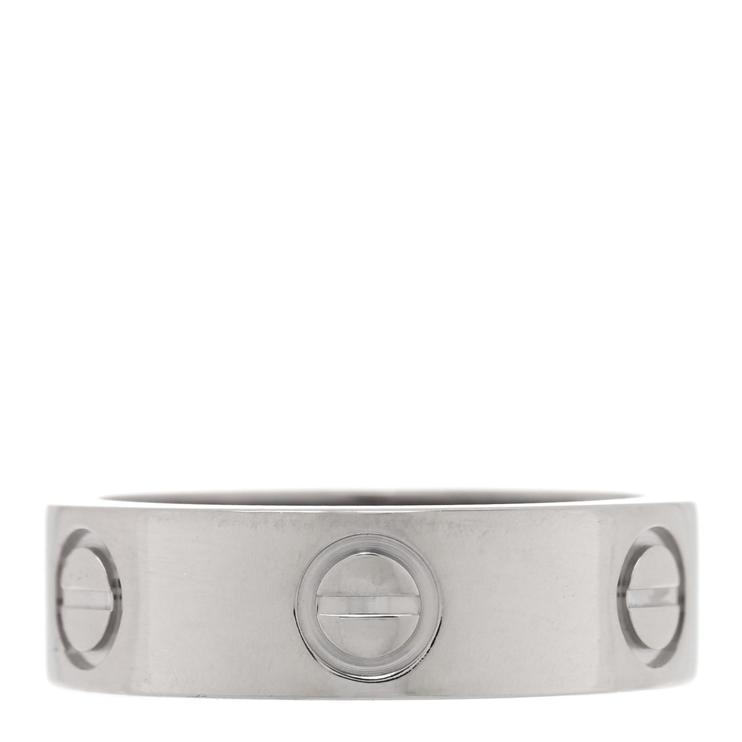 18K White Gold 5.5mm LOVE Ring 50 5.25