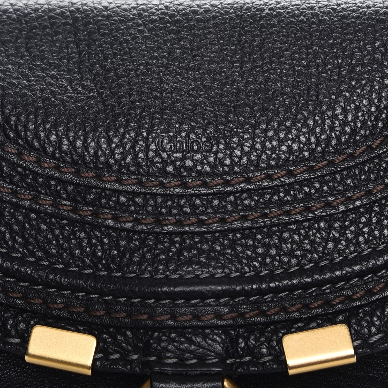 Chloe Calfskin Marcie Pochette Crossbody Bag Black 13 of 14