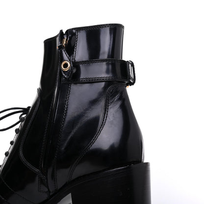Louis Vuitton Calfskin Ankle Boots 36 Black 11 of 13