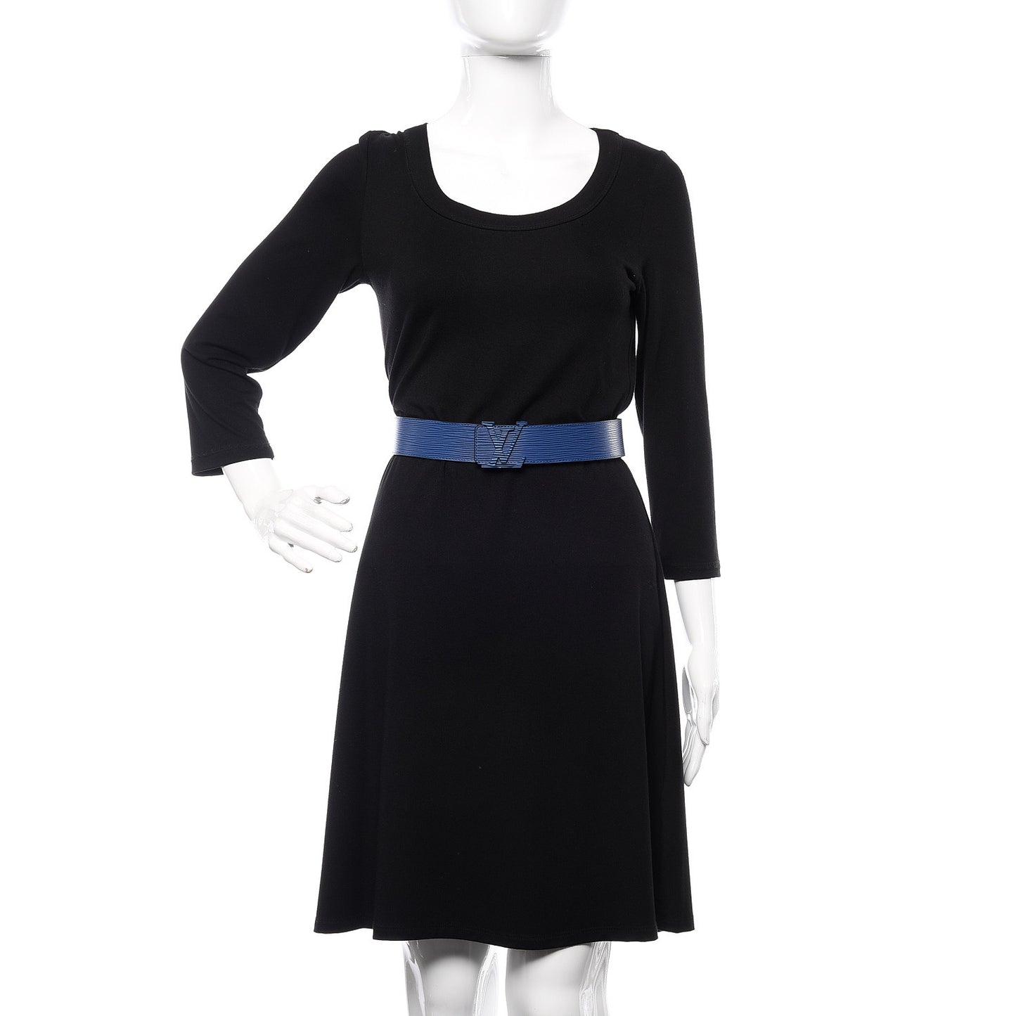 Epi 40mm LV Initiales Belt 95 38 Cyan