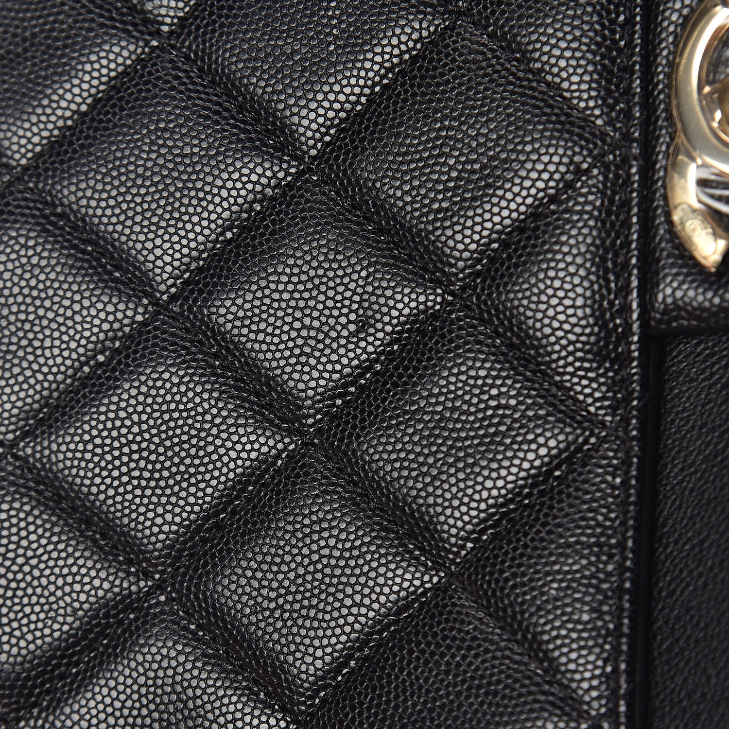 Chanel Caviar Quilted Large Studded Flap Black 13 of 14