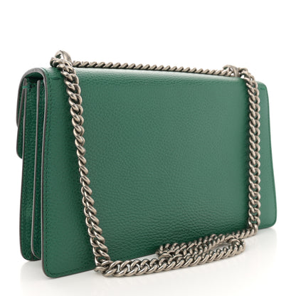 Gucci Pebbled Calfskin Small Dionysus Shoulder Bag Emerald 3 of 14
