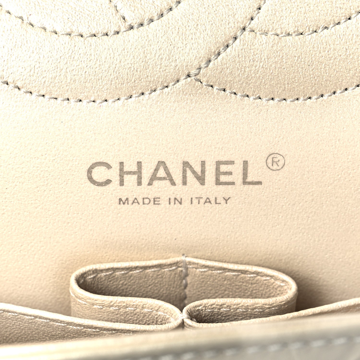 Chanel Metallic Aged Calfskin Quilted 2.55 Reissue 226 Flap White 8 of 10
