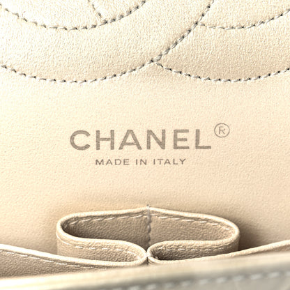 Chanel Metallic Aged Calfskin Quilted 2.55 Reissue 226 Flap White 8 of 10