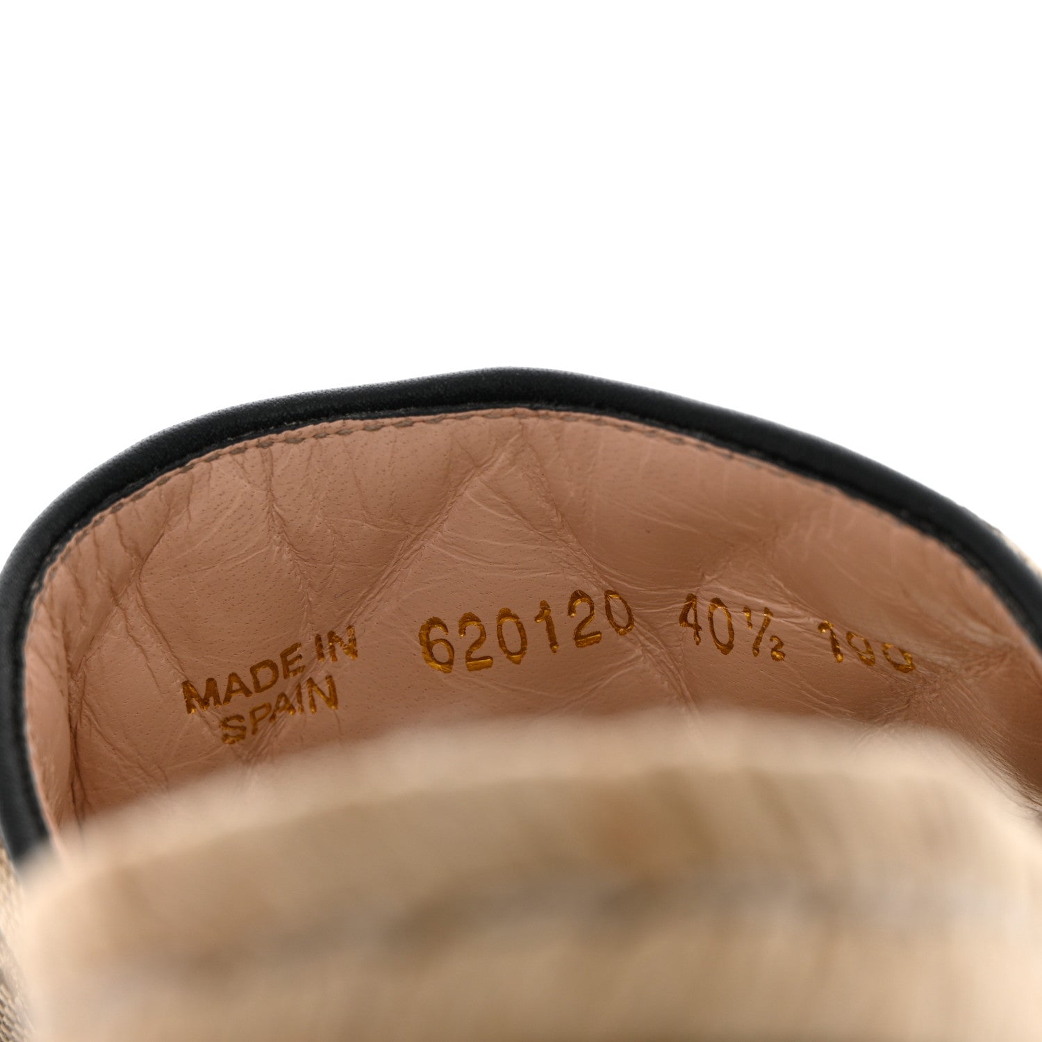 Gucci Monogram Matelasse GG Marmont Espadrille 20mm Slide Sandals 40.5 Beige Ebony Black 6 of 10