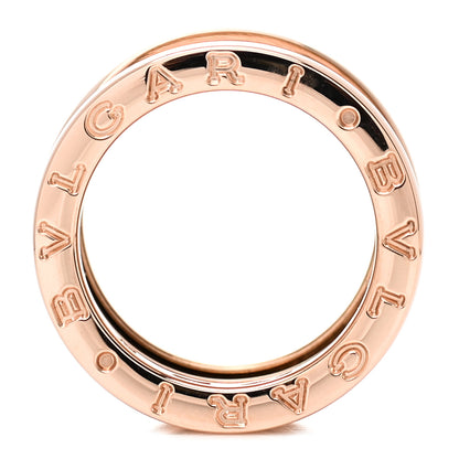 Bulgari 18K Rose Gold B.Zero1 Four-Band Ring 49 4.75 4 of 8