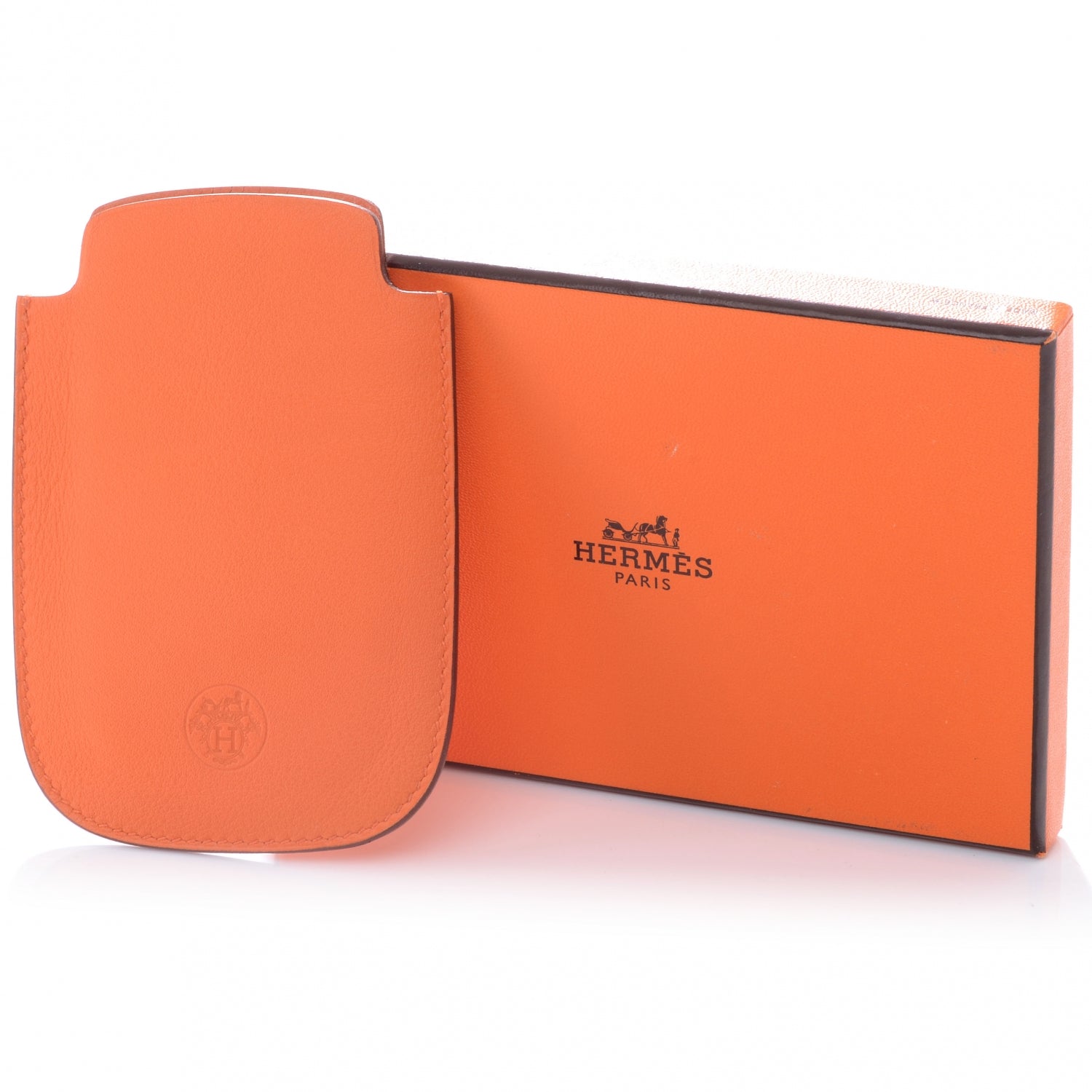 Hermes Swift Calfskin HigHtecH Blackberry Curve 8900 Case Orange 8 of 8