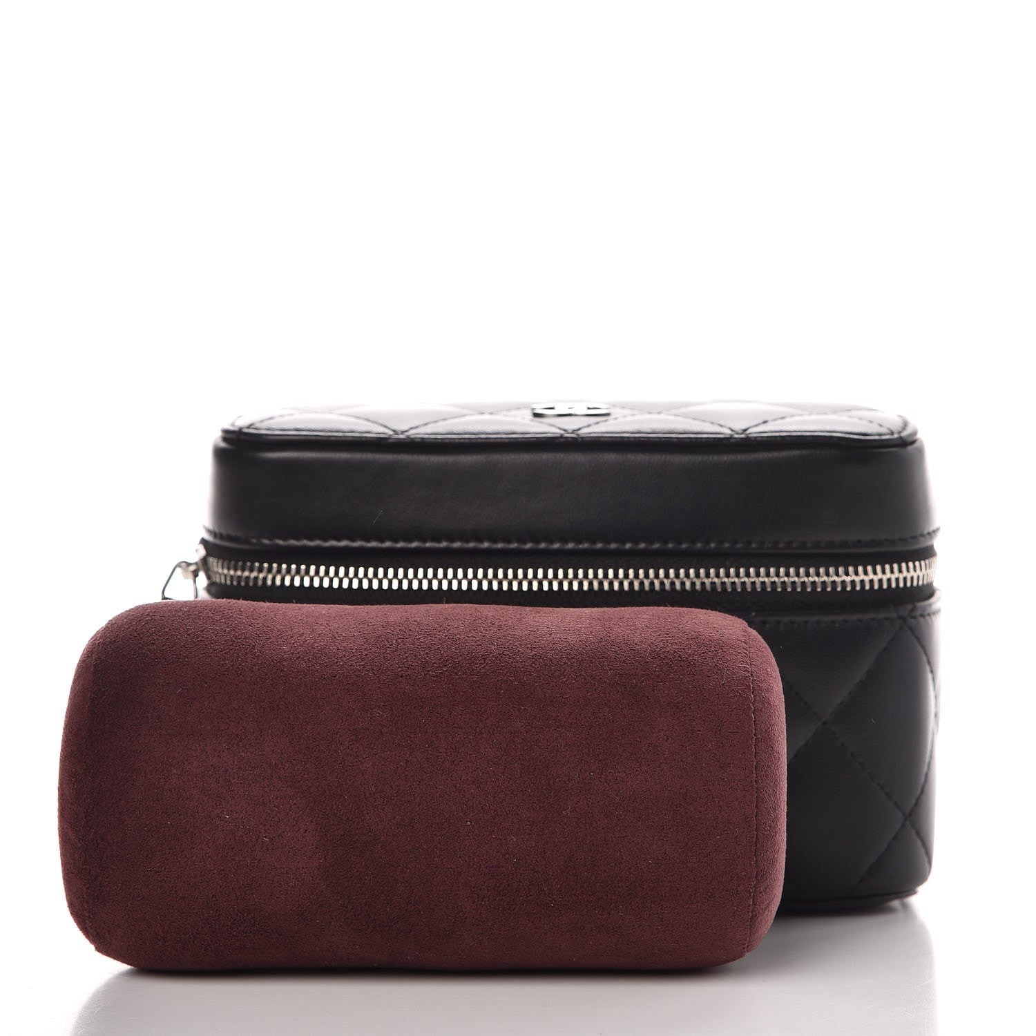 Chanel Lambskin Quilted Watch Case Black 9 of 10