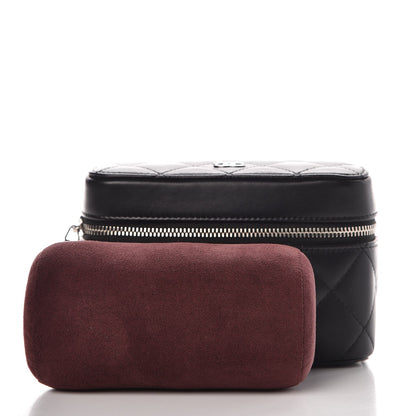 Chanel Lambskin Quilted Watch Case Black 9 of 10
