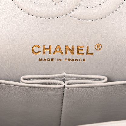 Chanel Caviar Quilted Small Double Flap Grey 6 of 13
