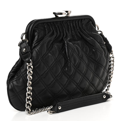 Marc Jacobs Calfskin Quilted Little Stam Black 2 of 9