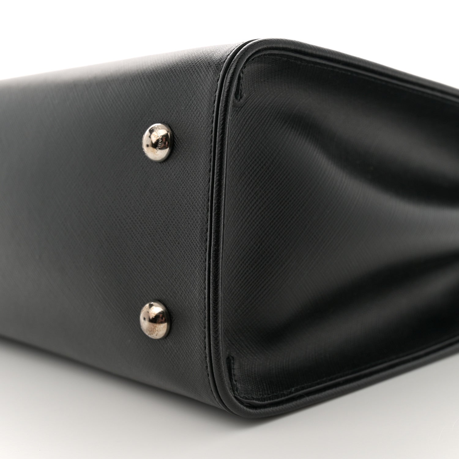 Salvatore Ferragamo Printed Calfskin Briana Tote Black 9 of 10