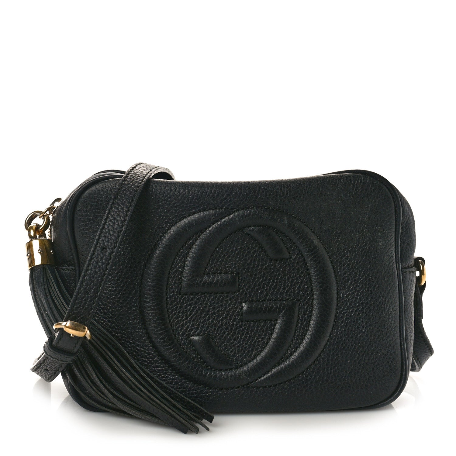 Gucci Pebbled Calfskin Small Soho Disco Bag Black 1 of 14