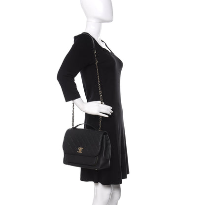 Chanel Caviar Quilted Large Business Affinity Flap Black 2 of 13
