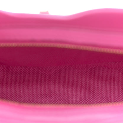 Gucci Calfskin Monogram Mini Moon Side Shoulder Bag Pink 5 of 10