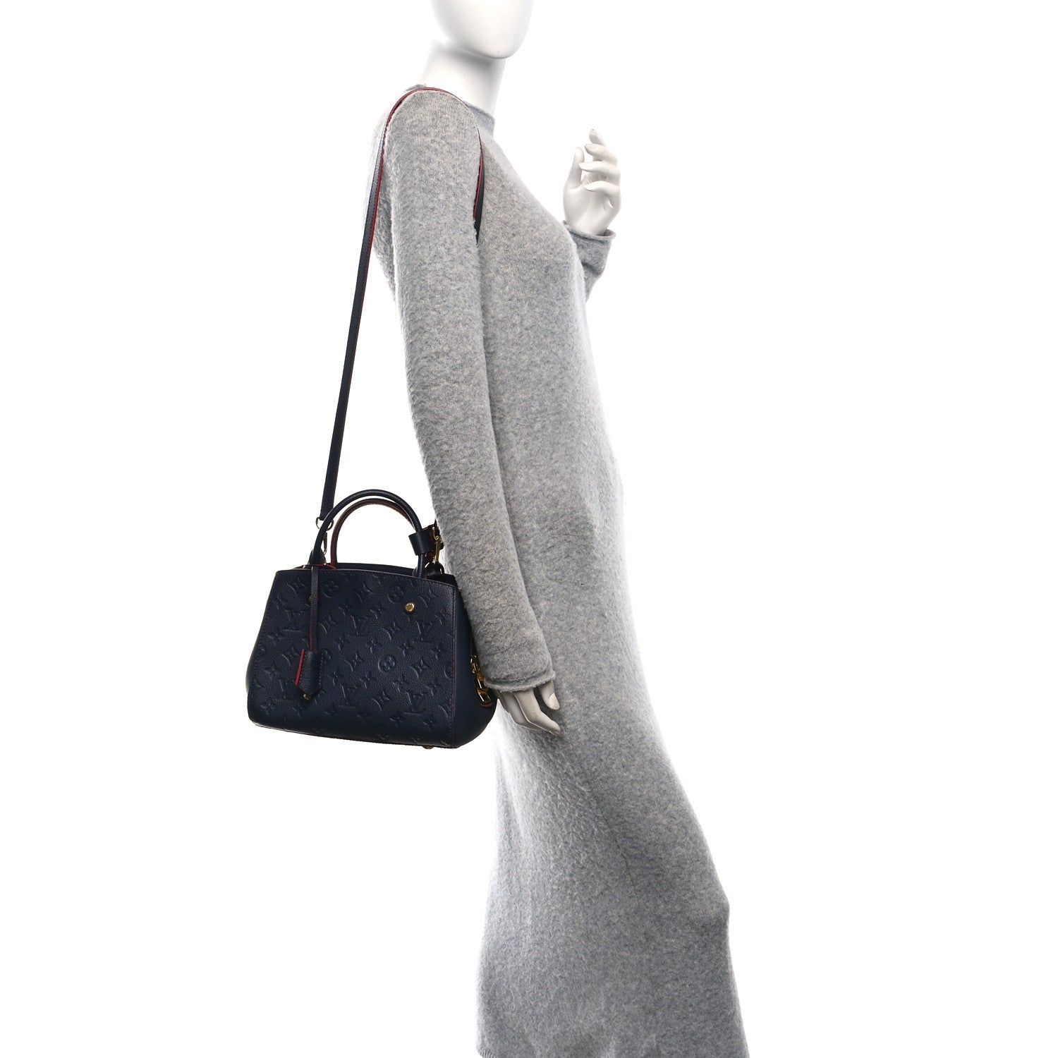 Louis Vuitton Empreinte Montaigne BB Marine Rouge 2 of 12