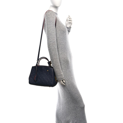 Louis Vuitton Empreinte Montaigne BB Marine Rouge 2 of 12
