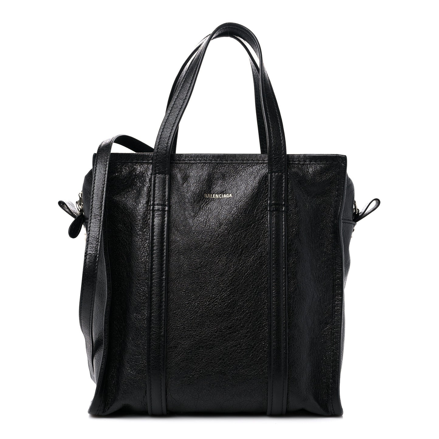 Agneau Small Bazar Shopper Tote Black