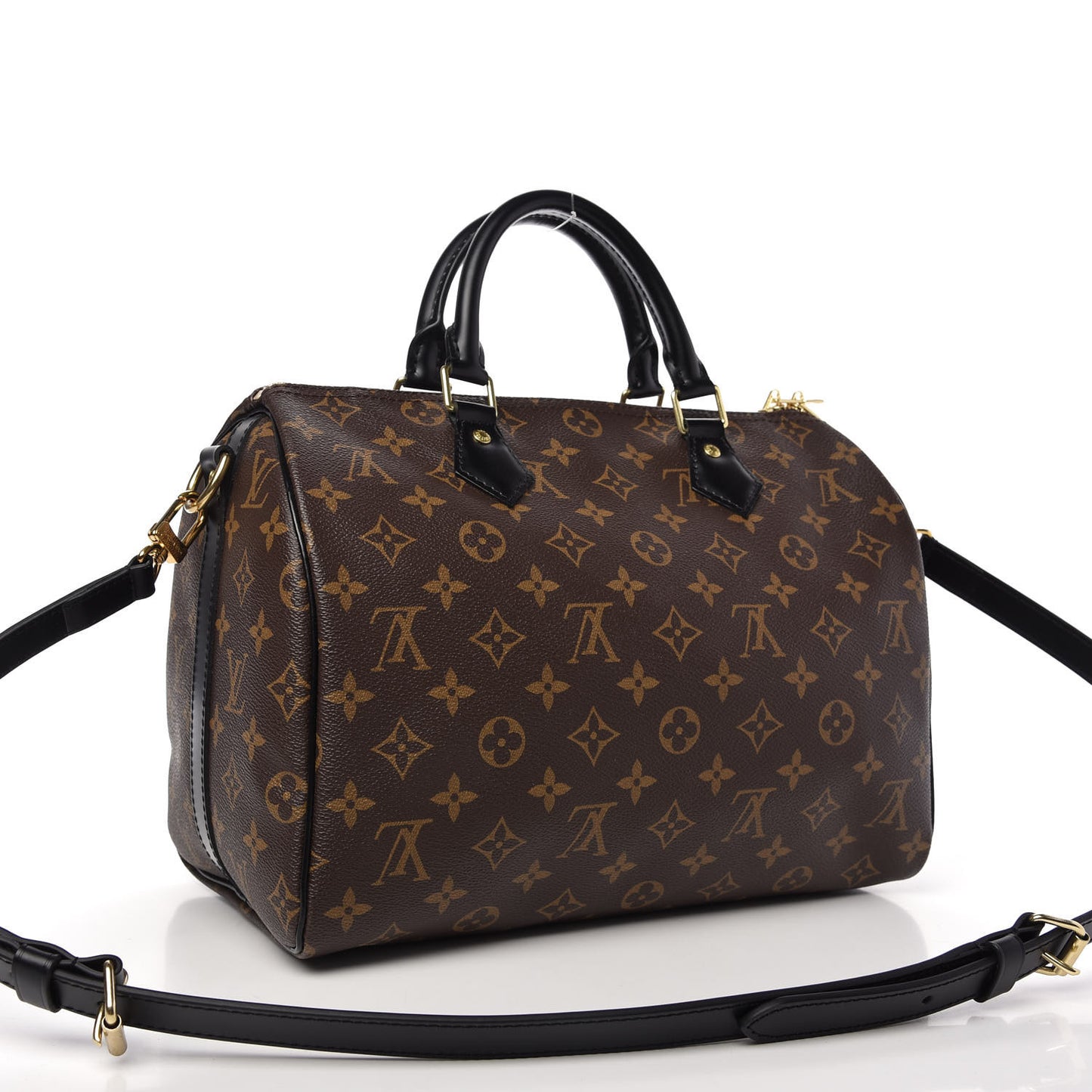 Monogram My World Tour Speedy Bandouliere 30 Black
