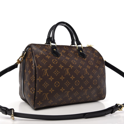 Louis Vuitton Monogram My World Tour Speedy Bandouliere 30 Black 3 of 11