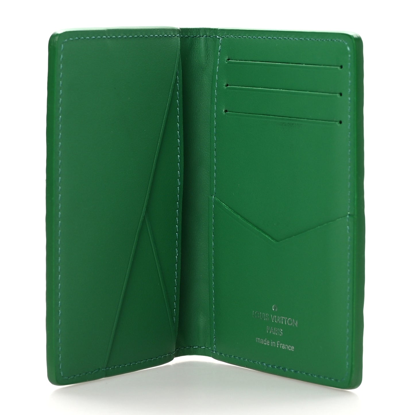 Taurillon Monogram Pocket Organizer Green