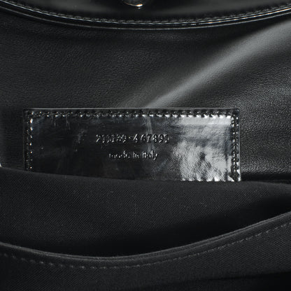 Balenciaga Patent Giant Envelope Clutch Black 7 of 7