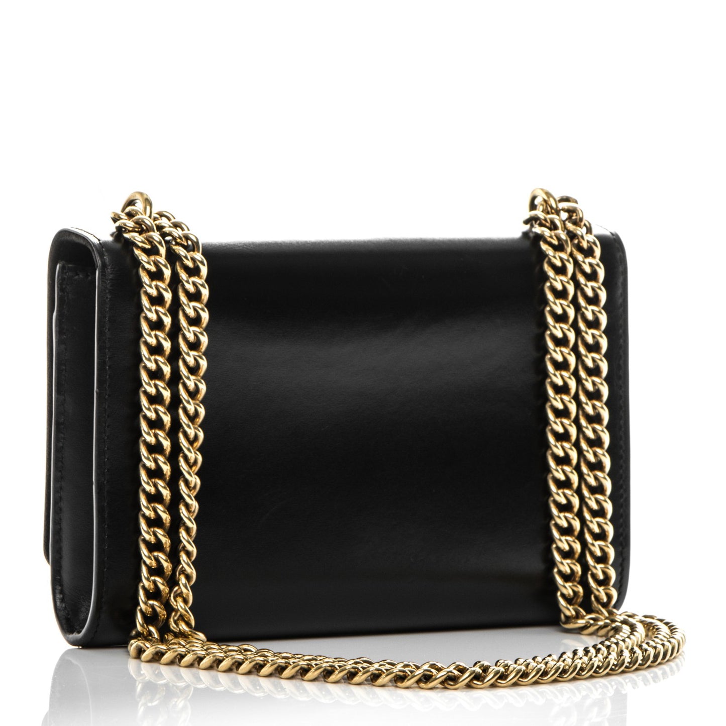 Calfskin Chain Louise MM Black