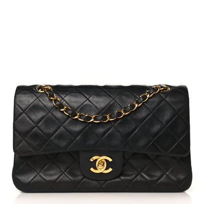 Chanel Lambskin Quilted Small Double Flap Black 1 of 10