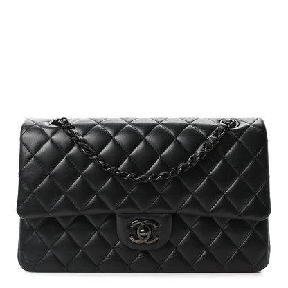 Chanel Lambskin Quilted Medium Double Flap So Black 1 of 10