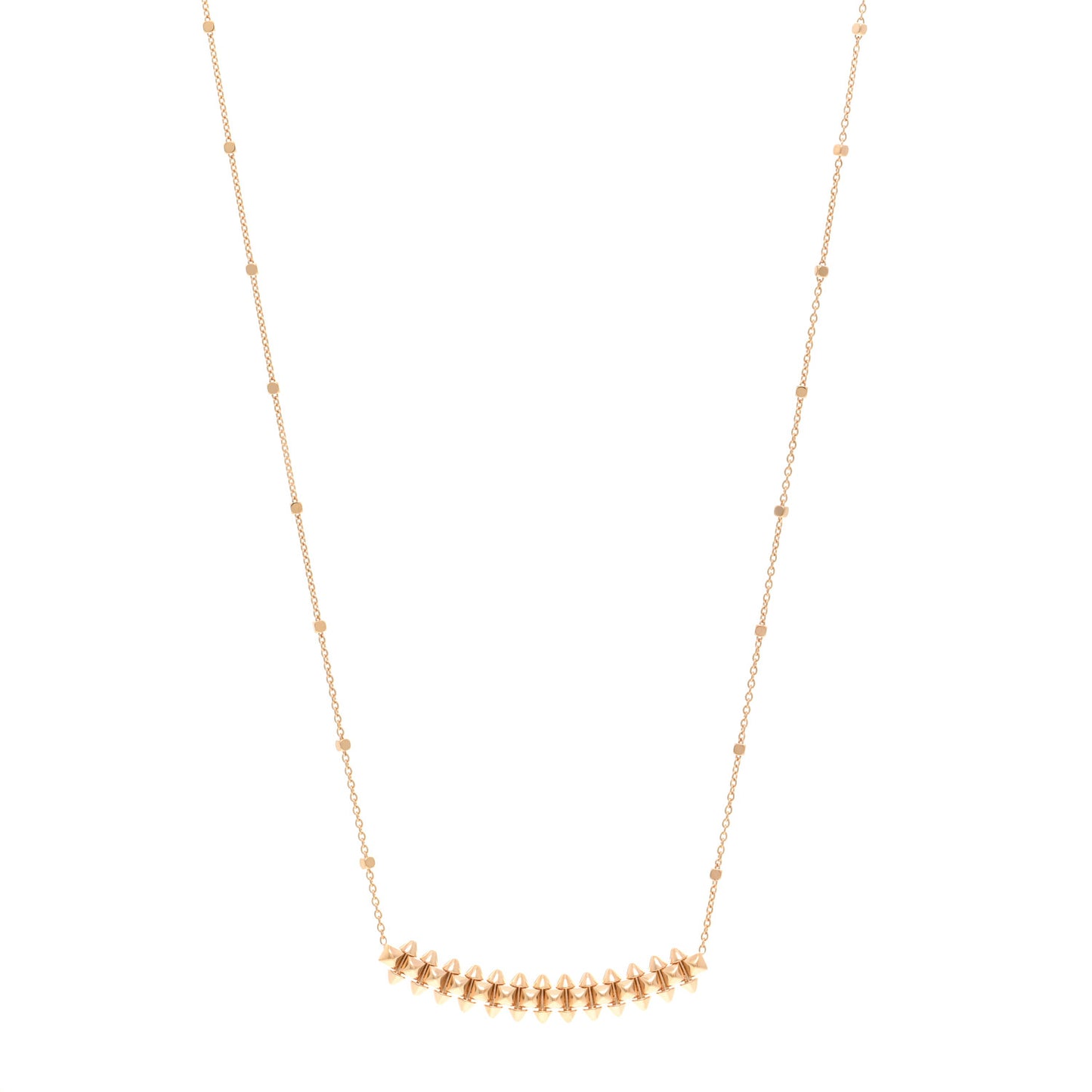 18K Pink Gold Small Clash de Cartier Necklace