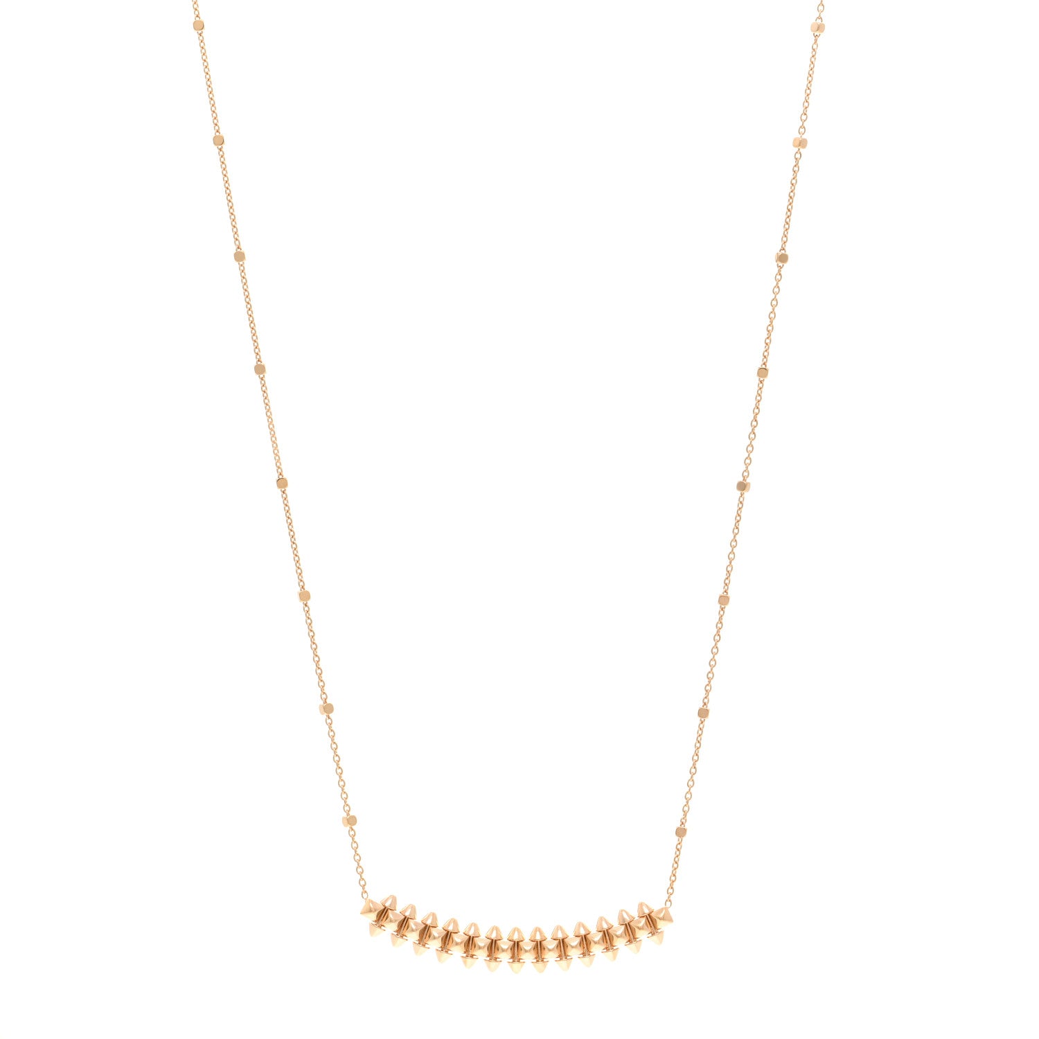 Cartier 18K Pink Gold Small Clash de Cartier Necklace 1 of 5