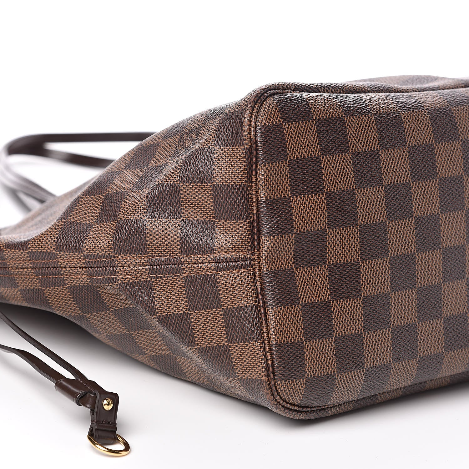 Louis Vuitton Damier Ebene Neo Neverfull MM Rose Ballerine 7 of 13