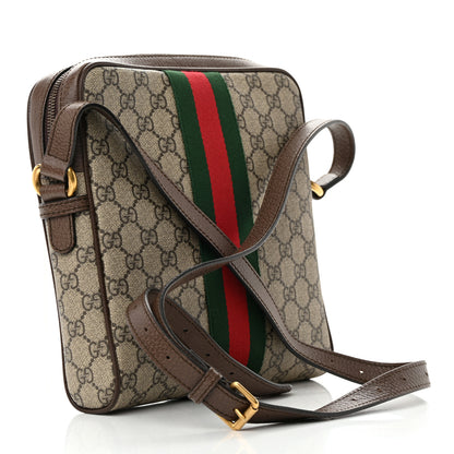 Gucci GG Supreme Monogram Web Small Ophidia Messenger Bag Brown 3 of 18