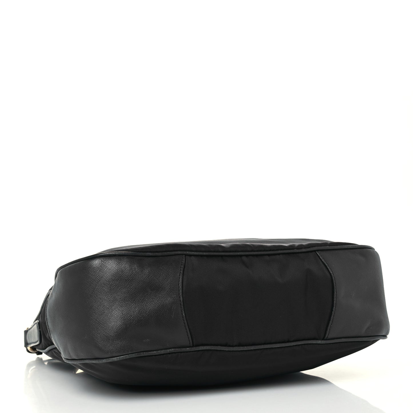 Tessuto Nylon Saffiano Hobo Baltico