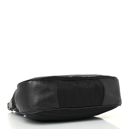 Prada Tessuto Nylon Saffiano Hobo Baltico 7 of 12
