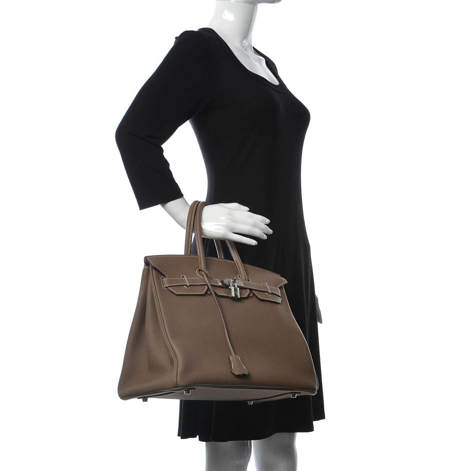 Hermes Togo Birkin 35 Etoupe 3 of 34