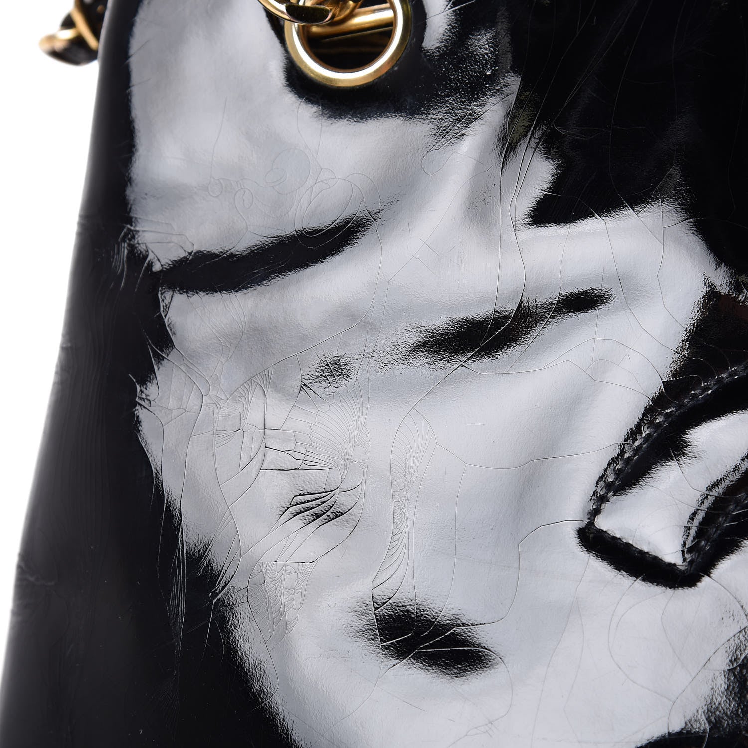 Chanel Patent CC Shoulder Bag Black 17 of 18