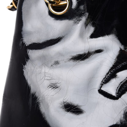 Chanel Patent CC Shoulder Bag Black 17 of 18