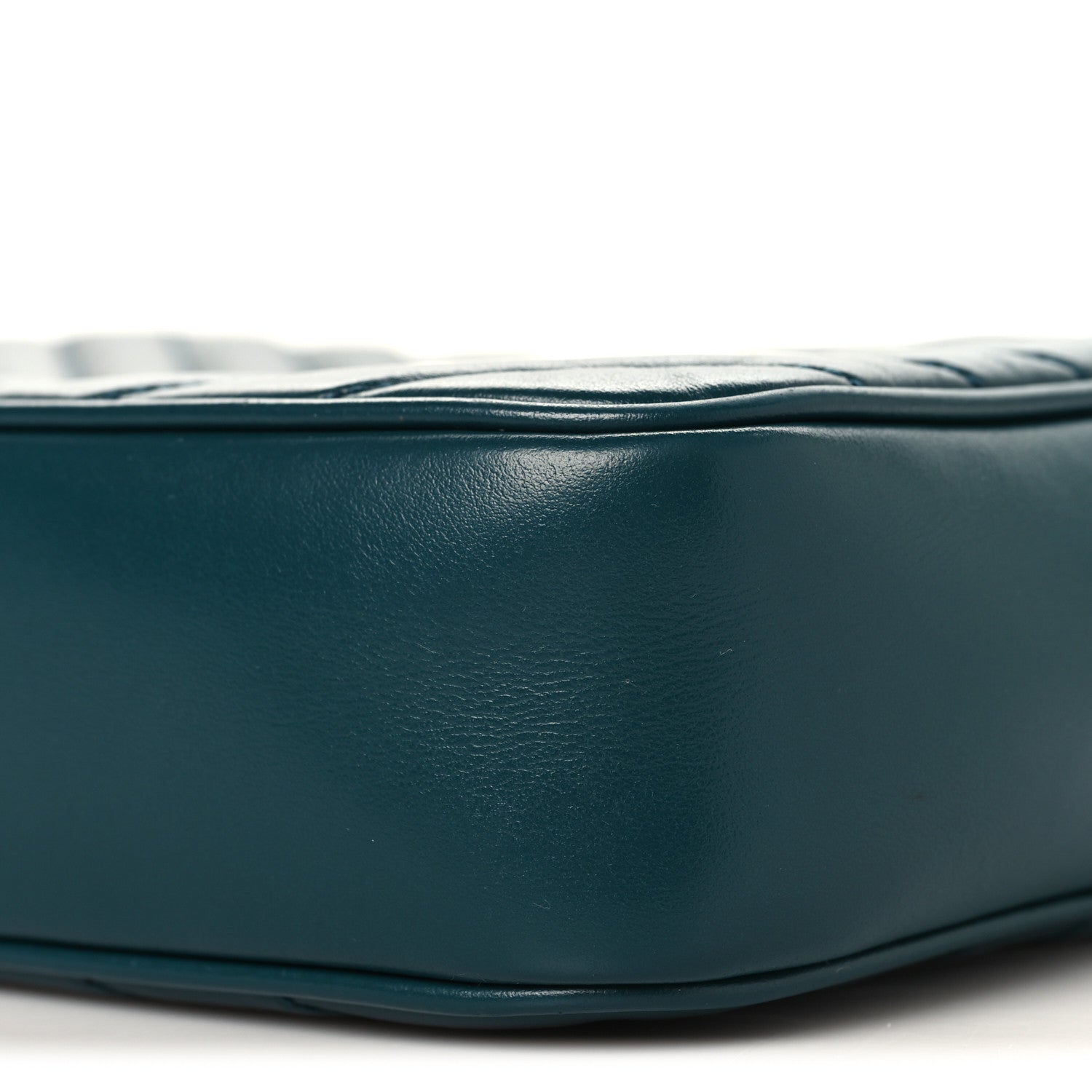 Saint Laurent Calfskin Matelasse Monogram Lou Camera Bag Sea Turquoise 10 of 11