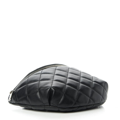 Chanel Lambskin Quilted Waist Belt Bag Black 4 of 10