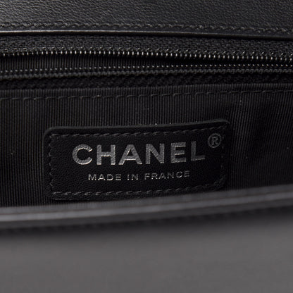 Chanel Calfskin Quilted New Medium Boy Flap So Black 8 of 11